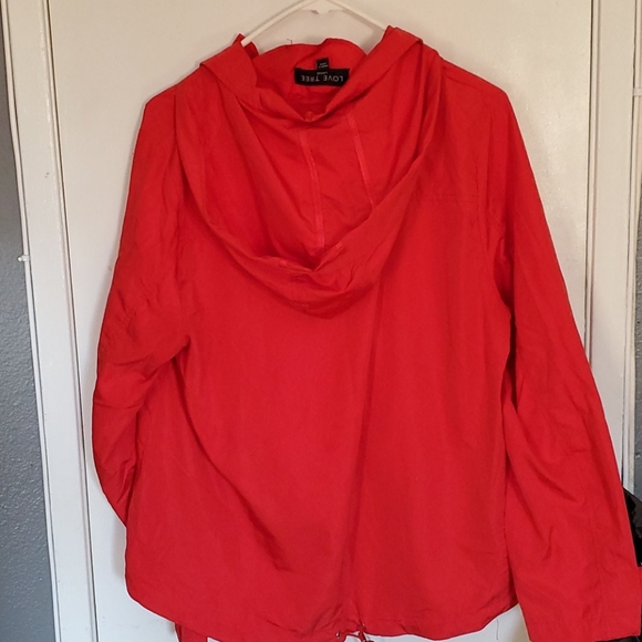 Red rain jacket - Picture 2 of 3